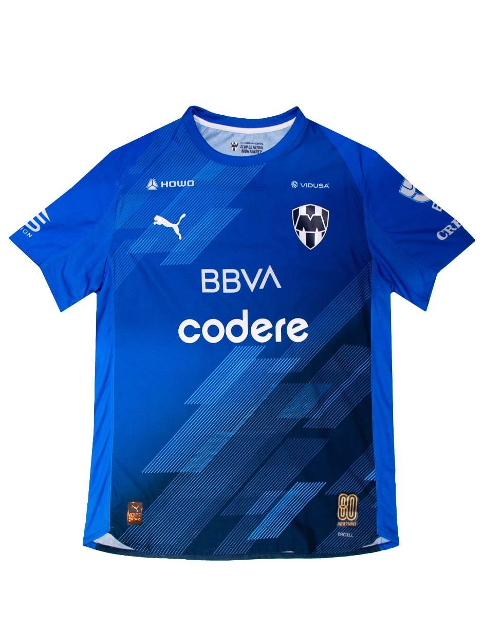 Jersey de Club de Fútbol Monterrey entrenamiento manga corta para hombre