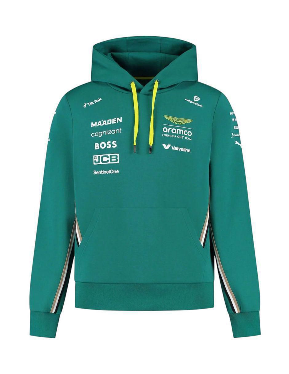 Sudadera con capucha Aston Martin Formula One Team para hombre Sudadera con capucha Aston Martin Formula One Team para hombre