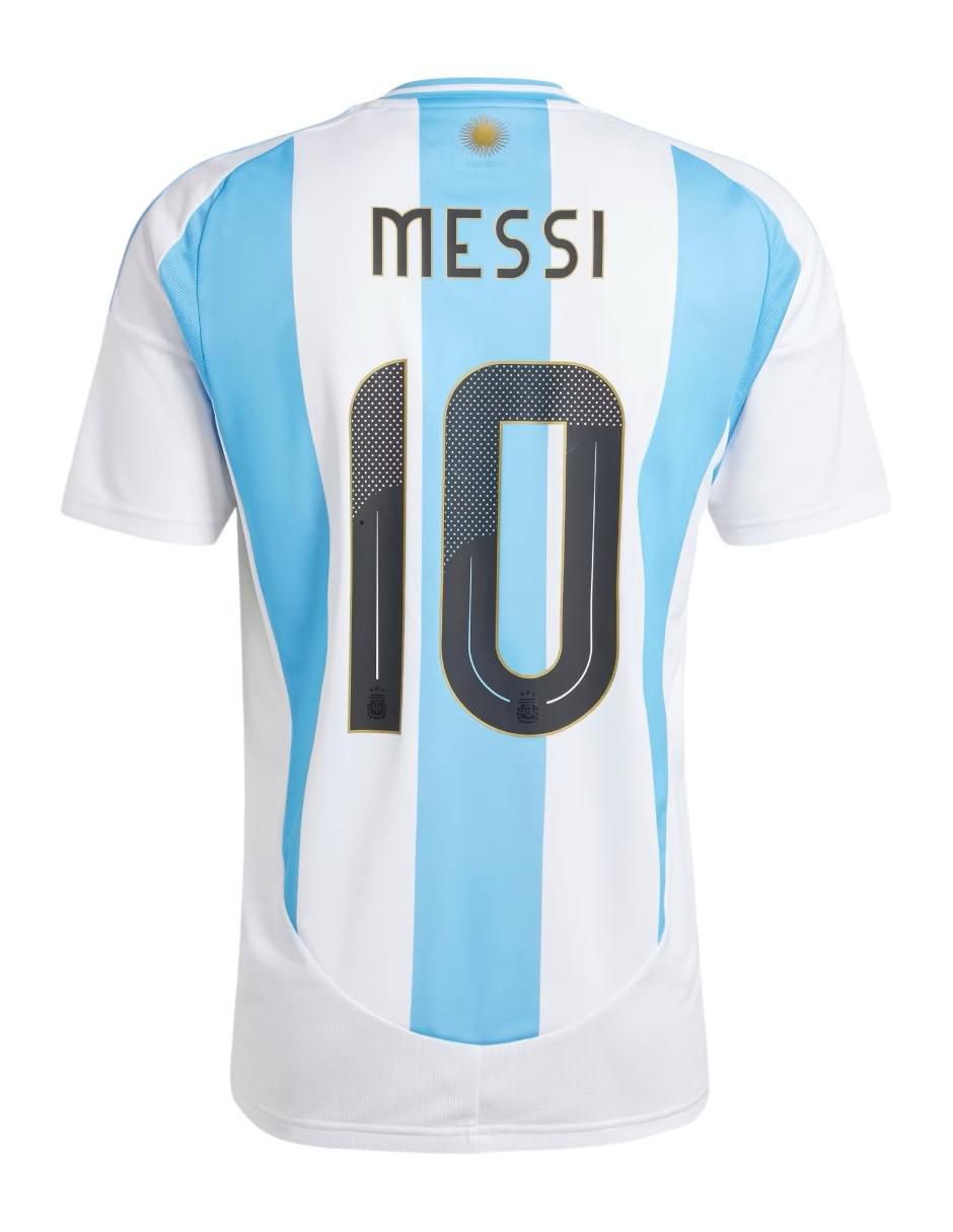 Jersey de Selección de Fútbol de Argentina local de Lionel Messi Fan para hombre