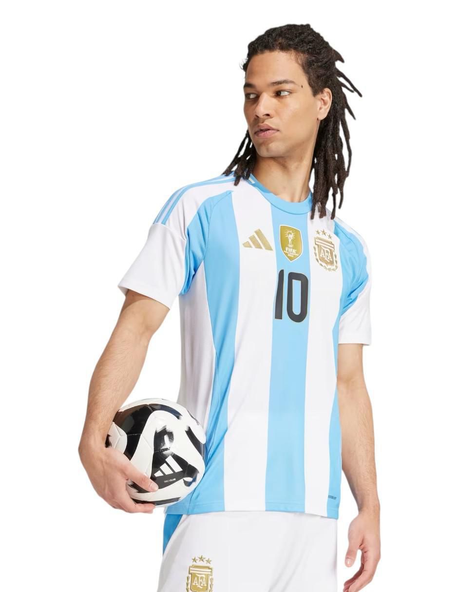Jersey de Selección de Fútbol de Argentina local de Lionel Messi Fan para hombre