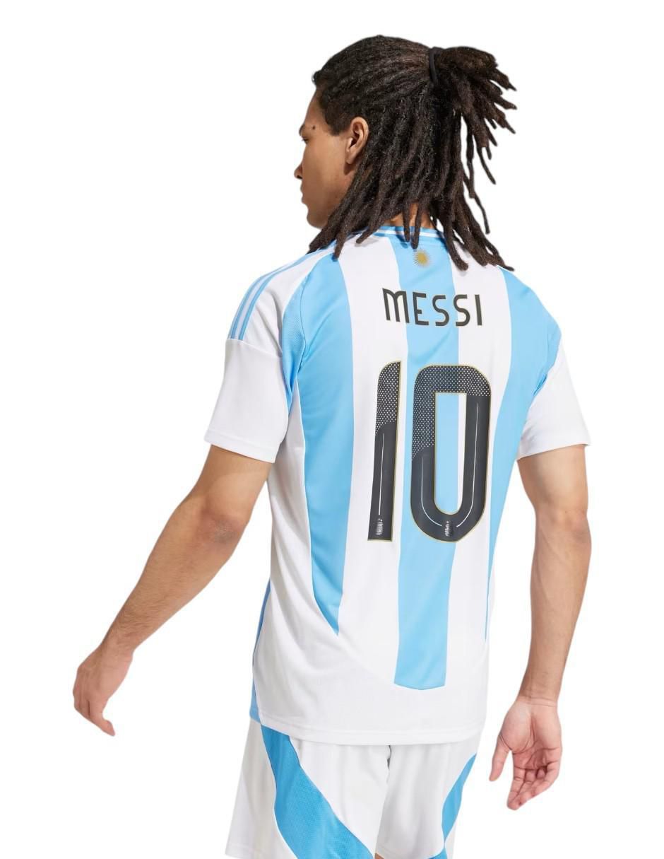 Jersey de Selección de Fútbol de Argentina local de Lionel Messi Fan para hombre 6