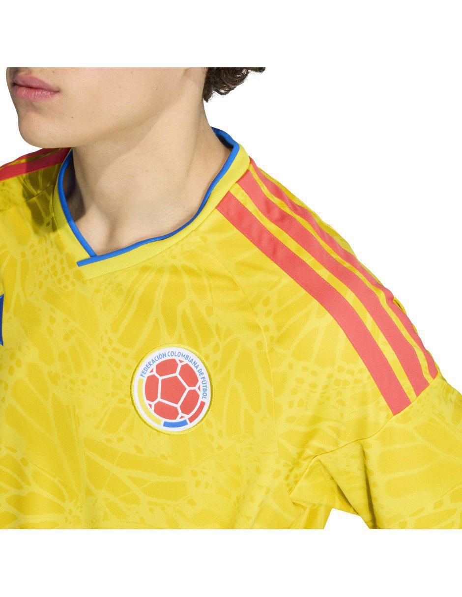 Jersey de Selección de Fútbol de Colombia local manga corta para hombre 6