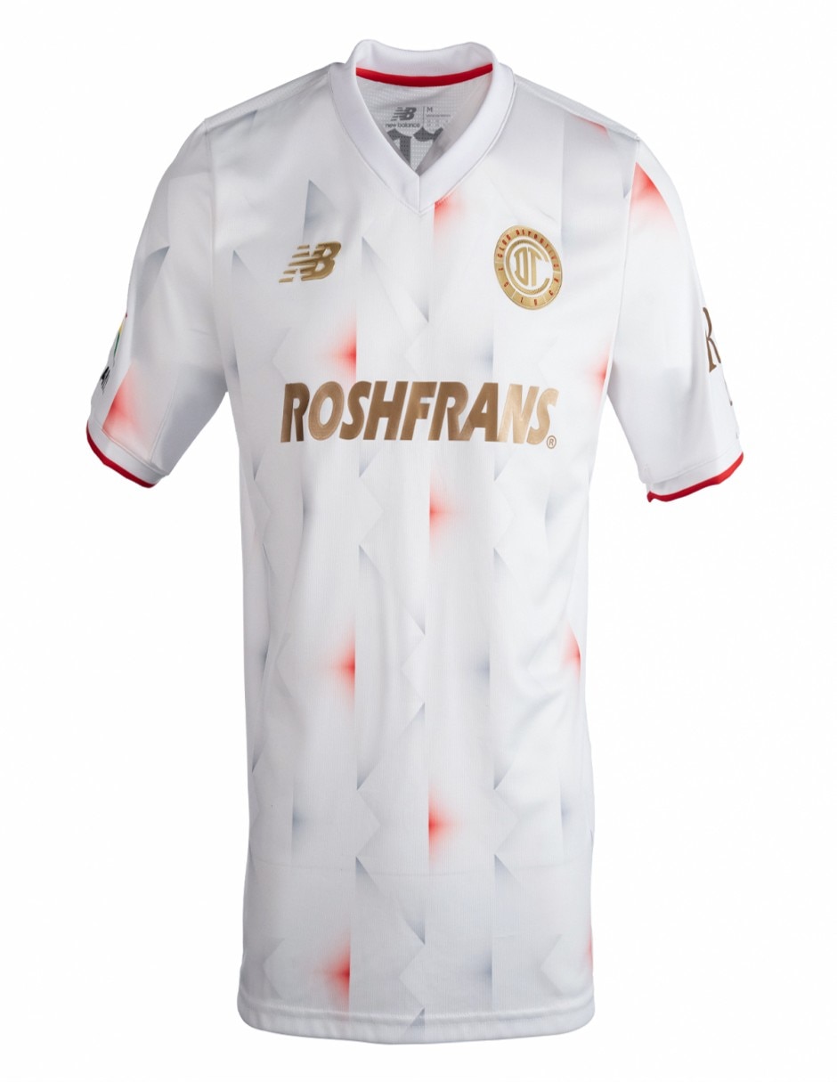Jersey de Club Deportivo Toluca visitante manga corta fan para hombre Jersey de Club Deportivo Toluca visitante manga corta fan para hombre