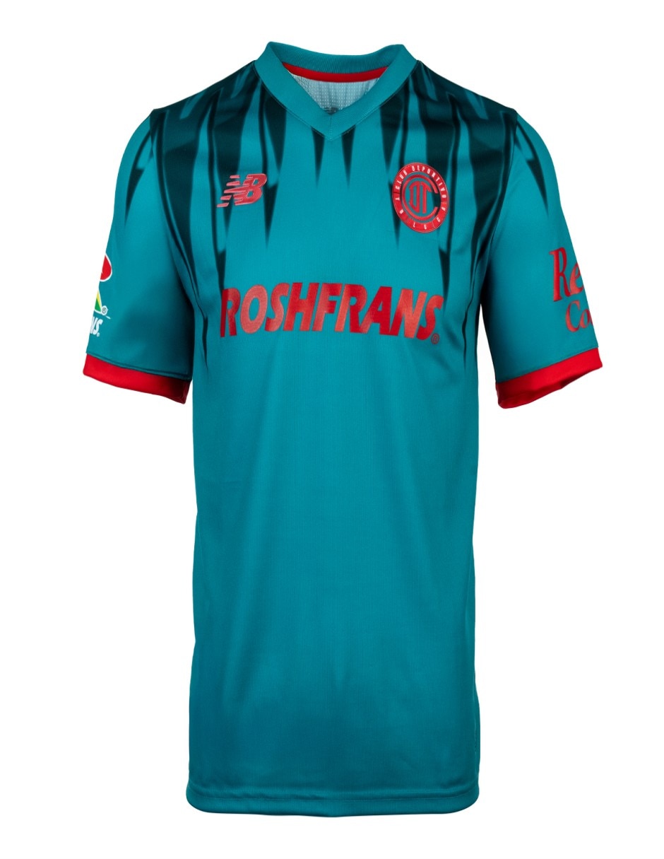 Jersey de Club Deportivo Toluca visitante manga corta jugador para hombre Jersey de Club Deportivo Toluca visitante manga corta jugador para hombre