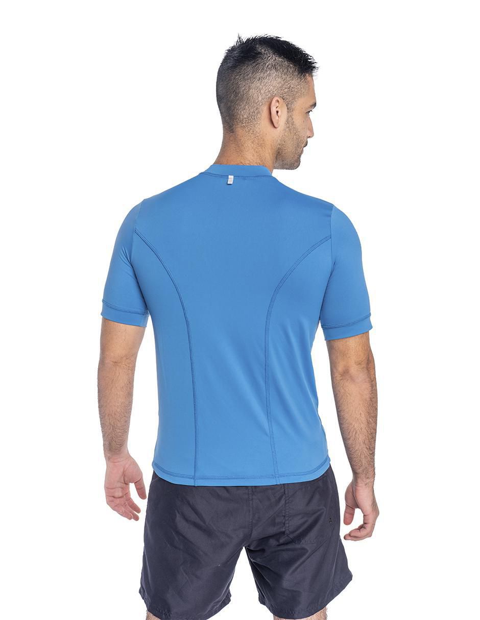 Wetshirt estampado logo para hombre 3