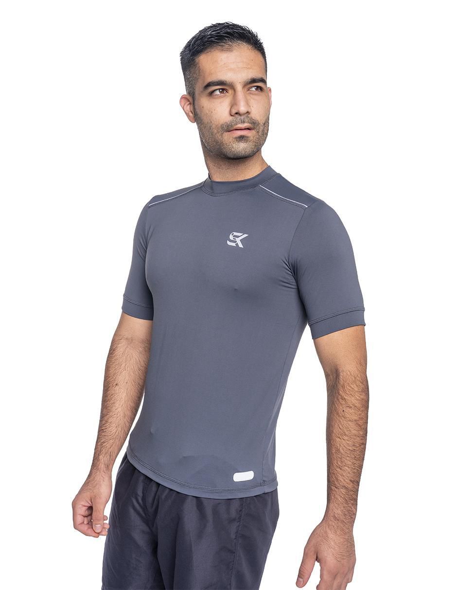 Wetshirt estampado liso para hombre 2