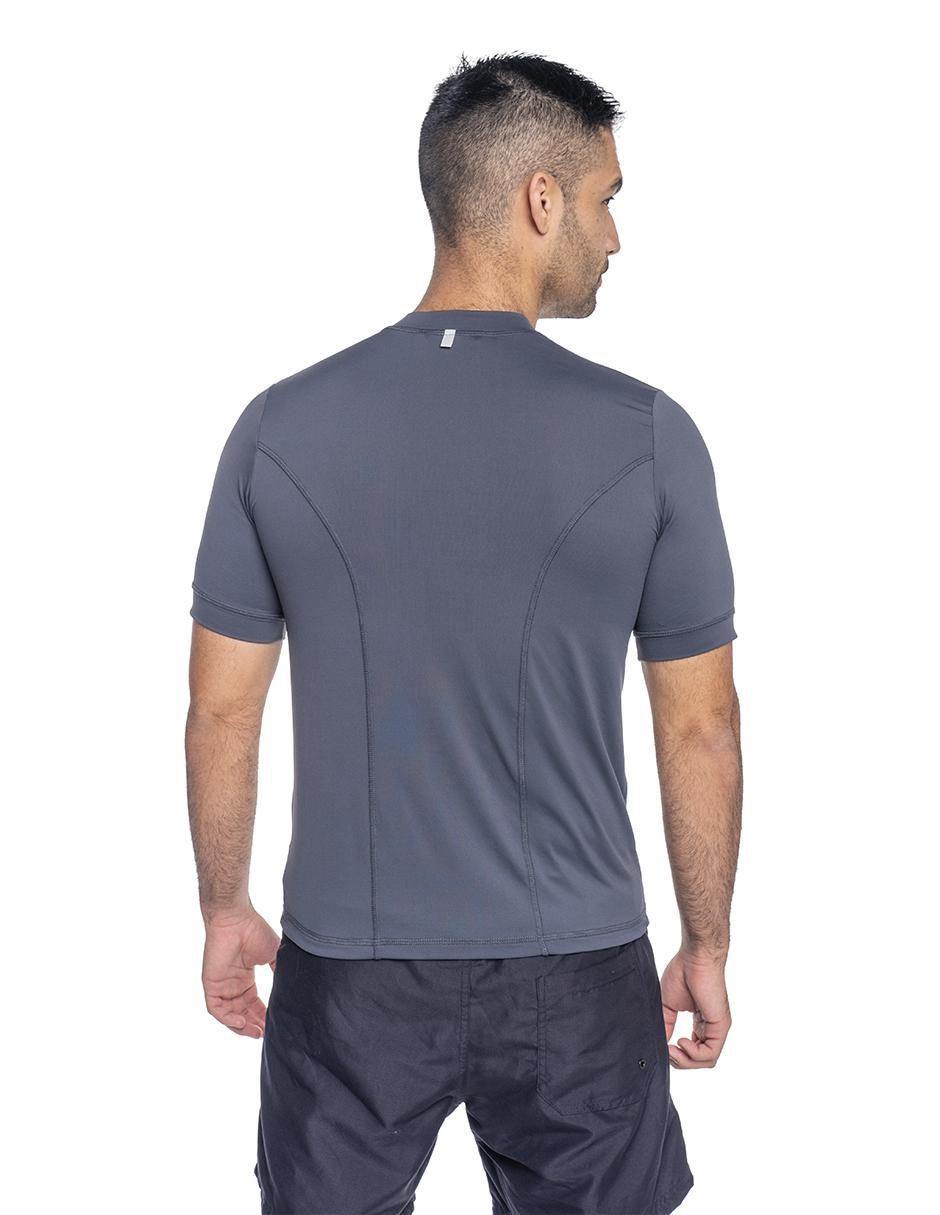 Wetshirt estampado liso para hombre 3