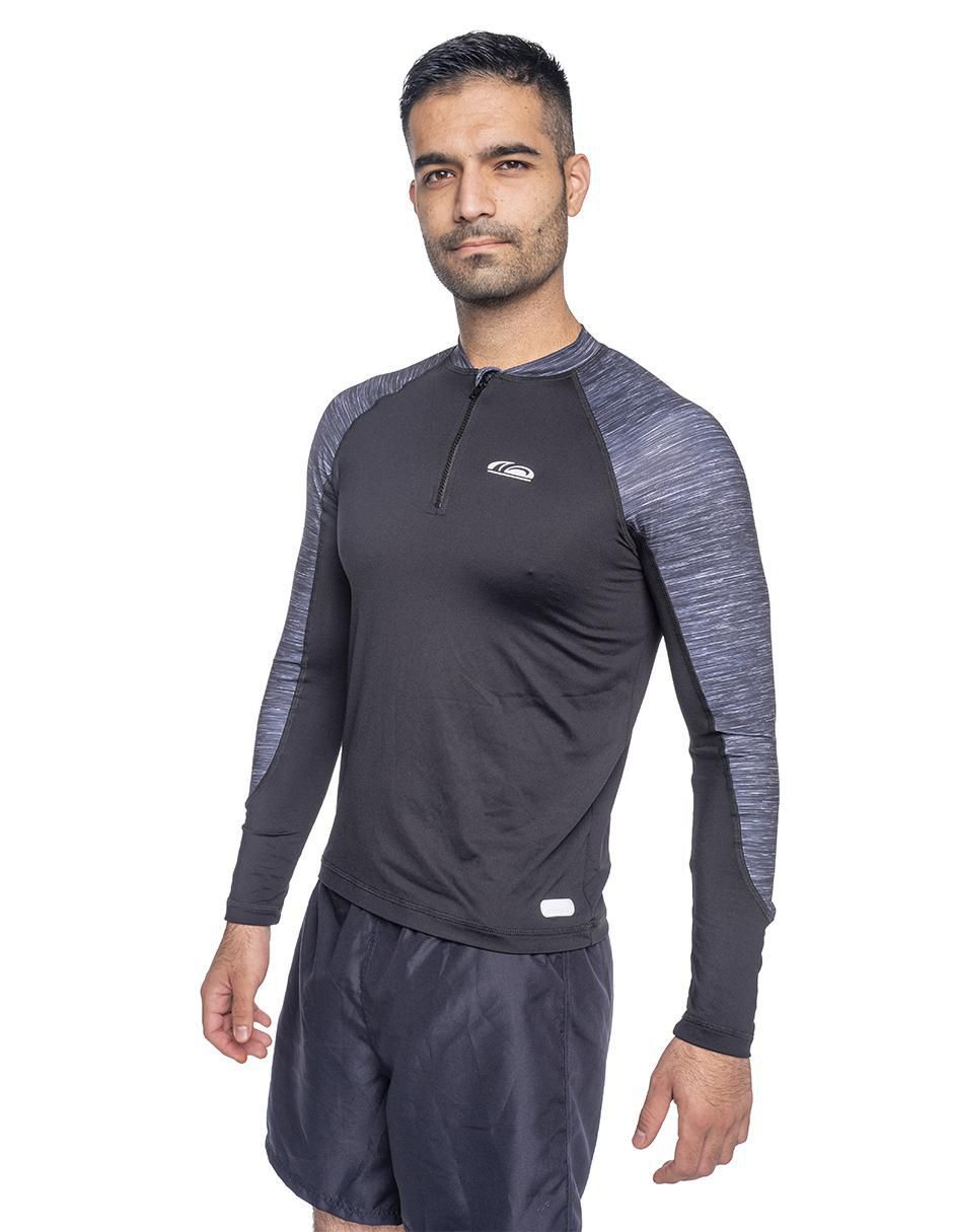 Wetshirt estampado liso para hombre 2