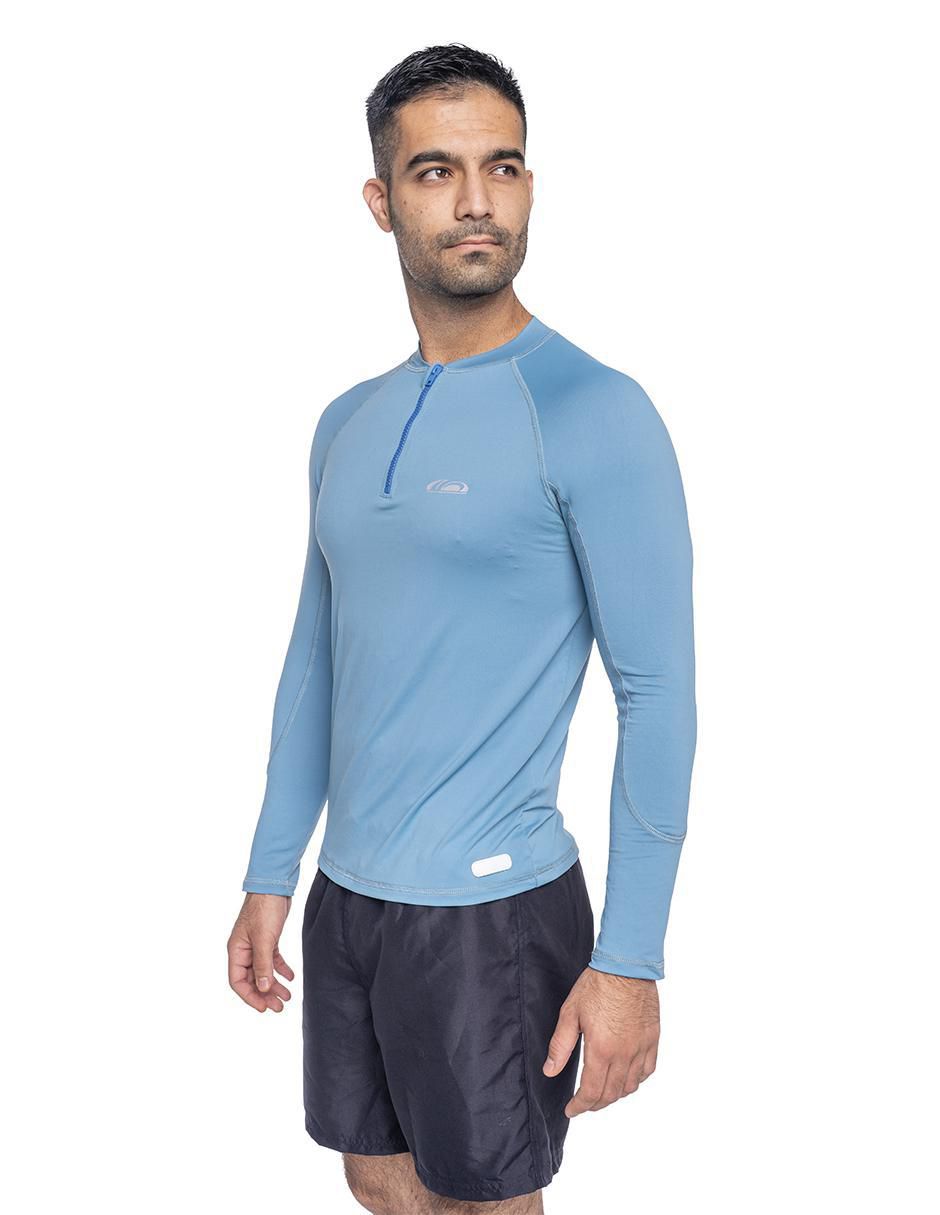 Wetshirt estampado liso para hombre 2