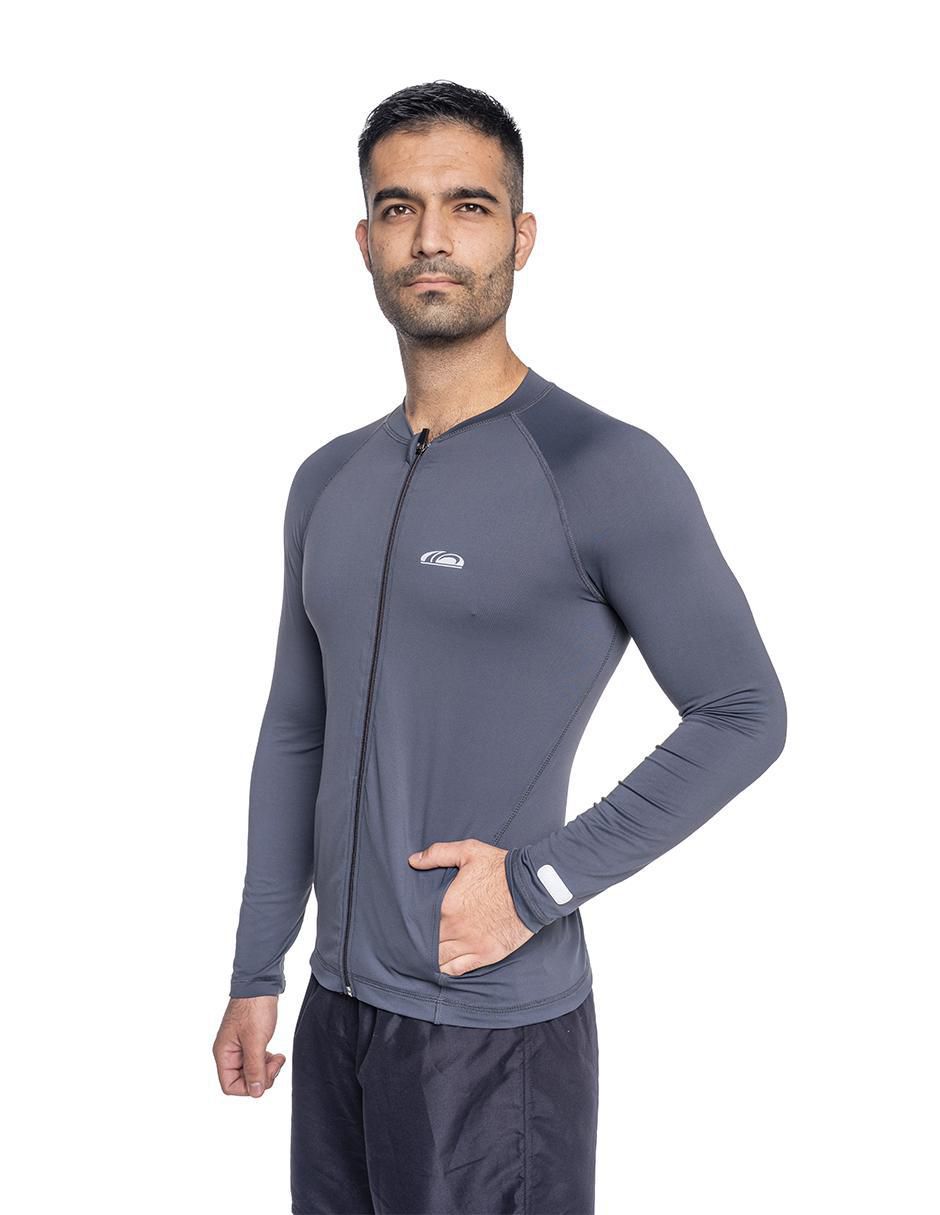 Wetshirt estampado liso para hombre 2