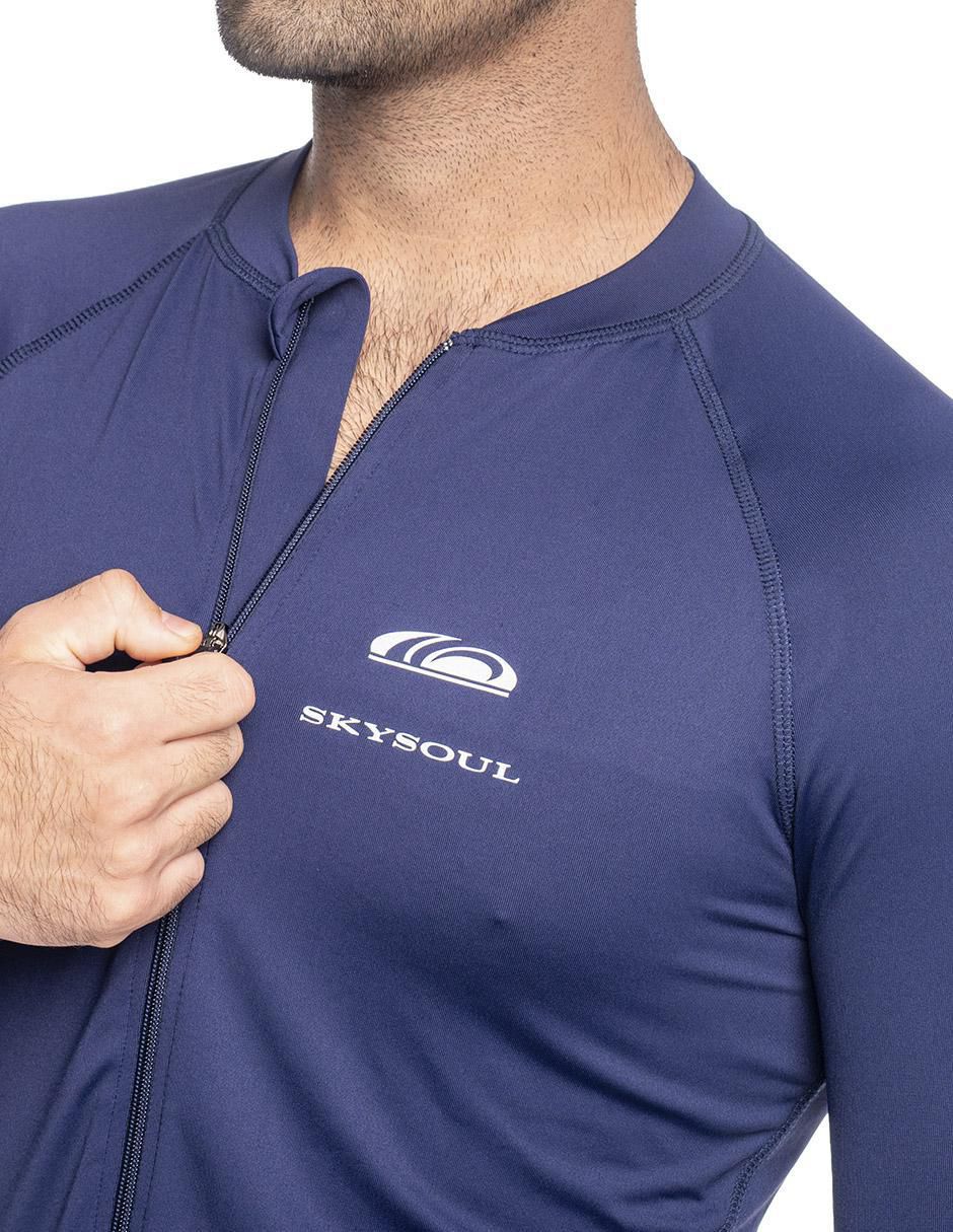 Wetshirt estampado logo para hombre 4