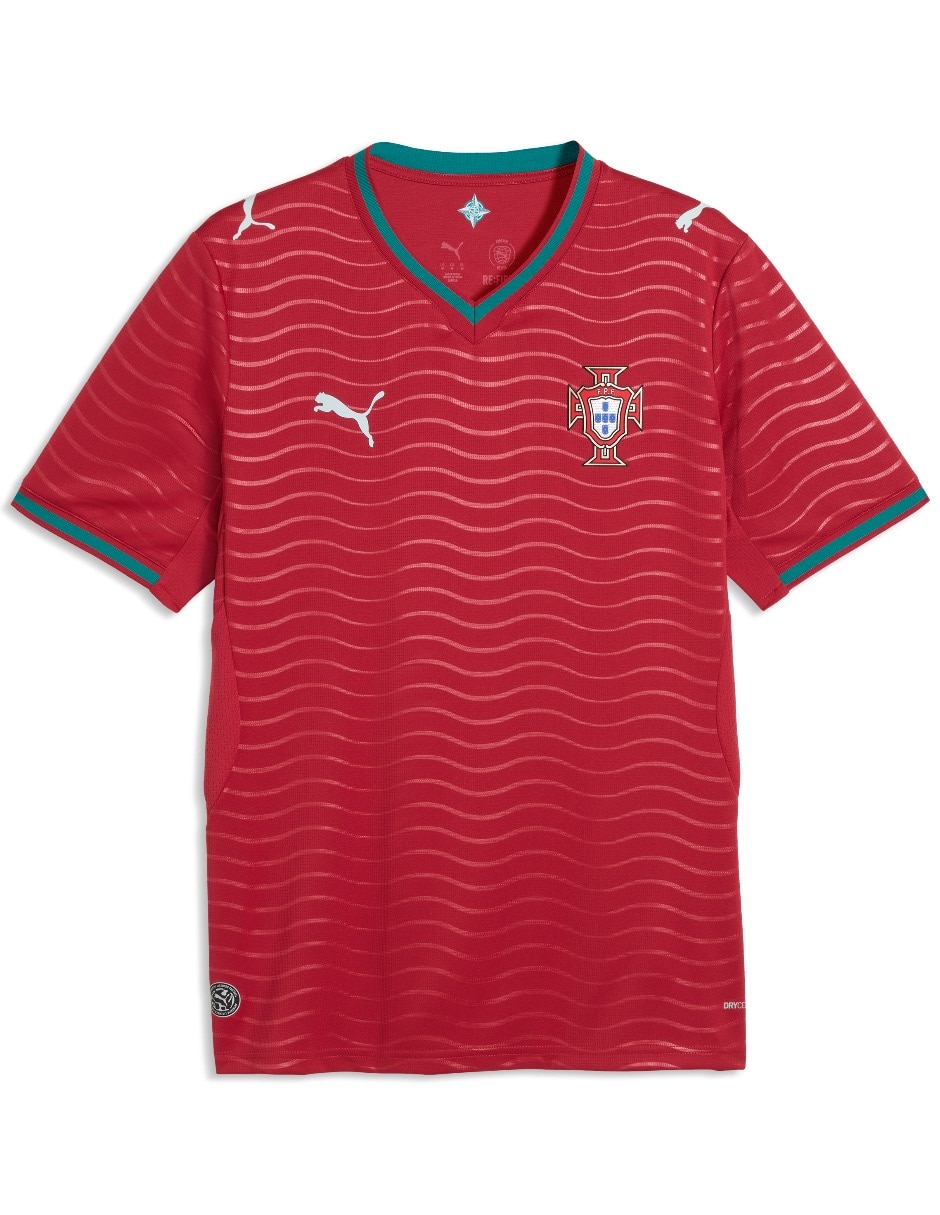 Jersey de Selección de fútbol de Portugal local manga corta jugador para hombre Jersey de Selección de fútbol de Portugal local manga corta jugador para hombre