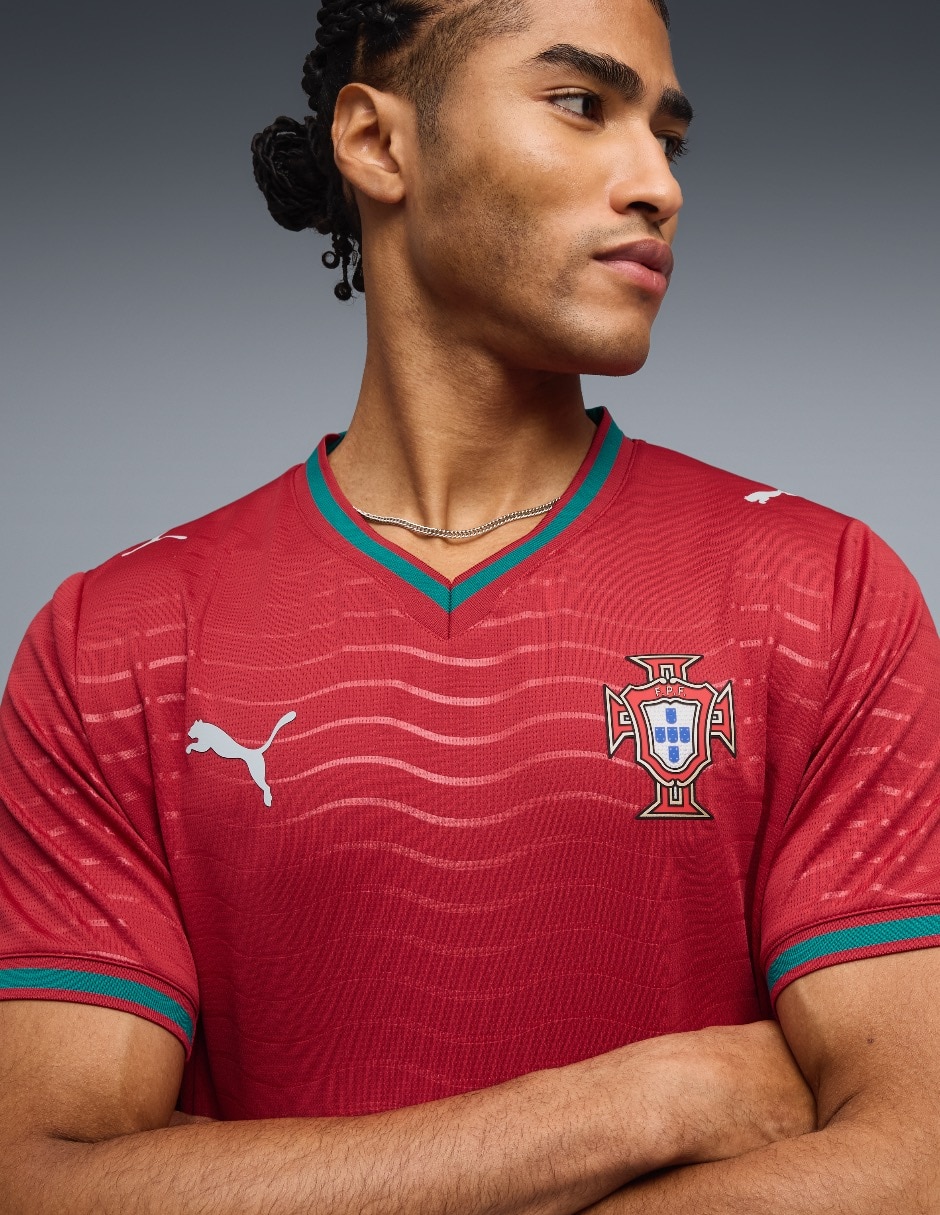 Jersey de Selección de fútbol de Portugal local manga corta  jugador para hombre 3