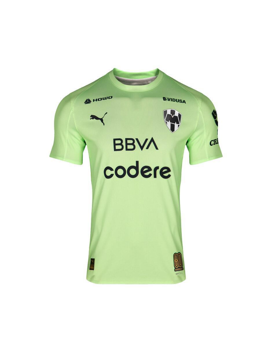 Jersey de club de fútbol monterrey manga corta fan para hombre