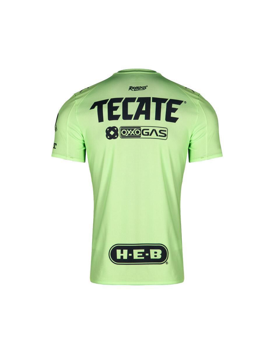 Jersey de club de fútbol monterrey manga corta fan para hombre 2