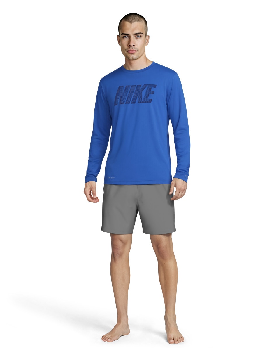 Wetshirt estampado logo para hombre 4