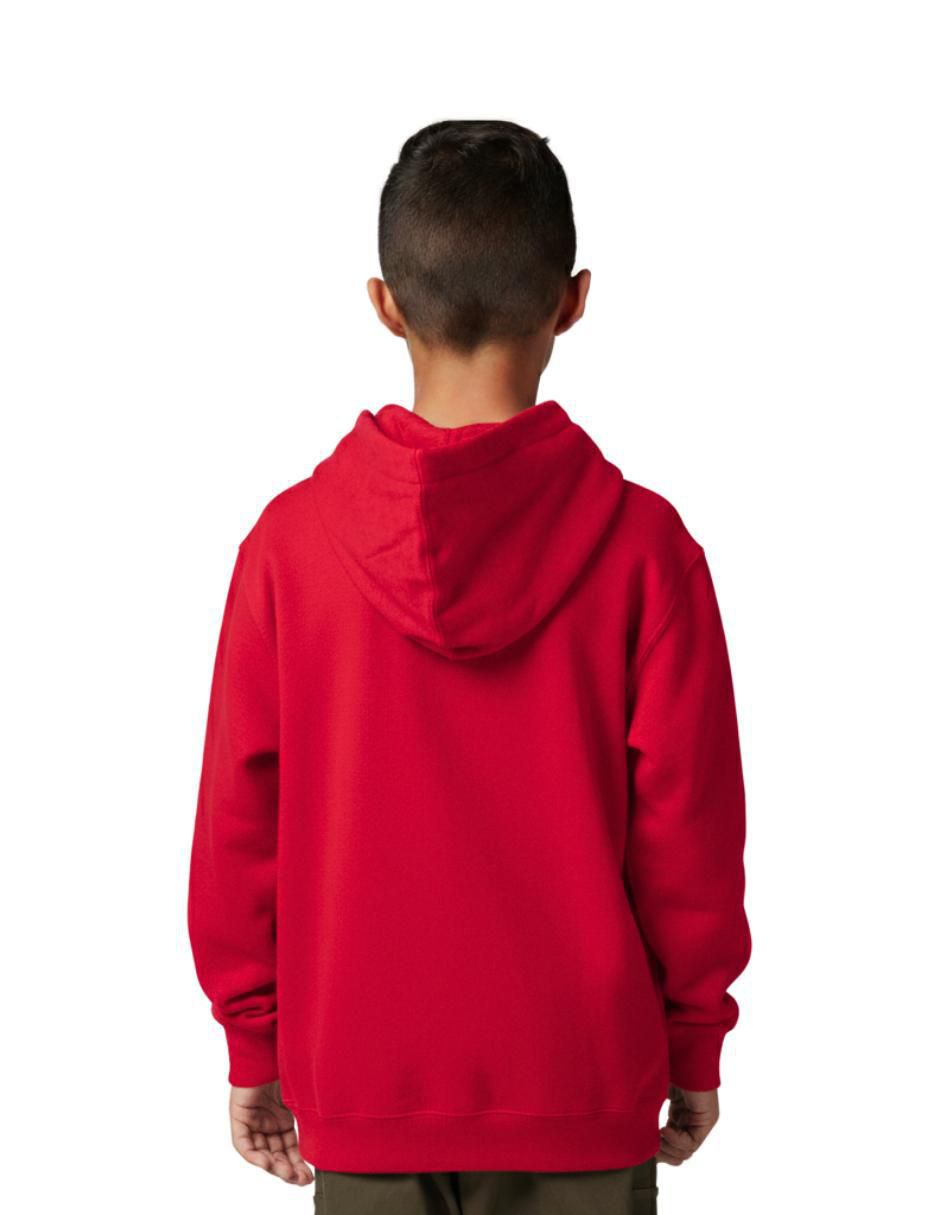 "sudadera" fox racing pullover  "con" capucha y bolsa sin equipo "para" niño