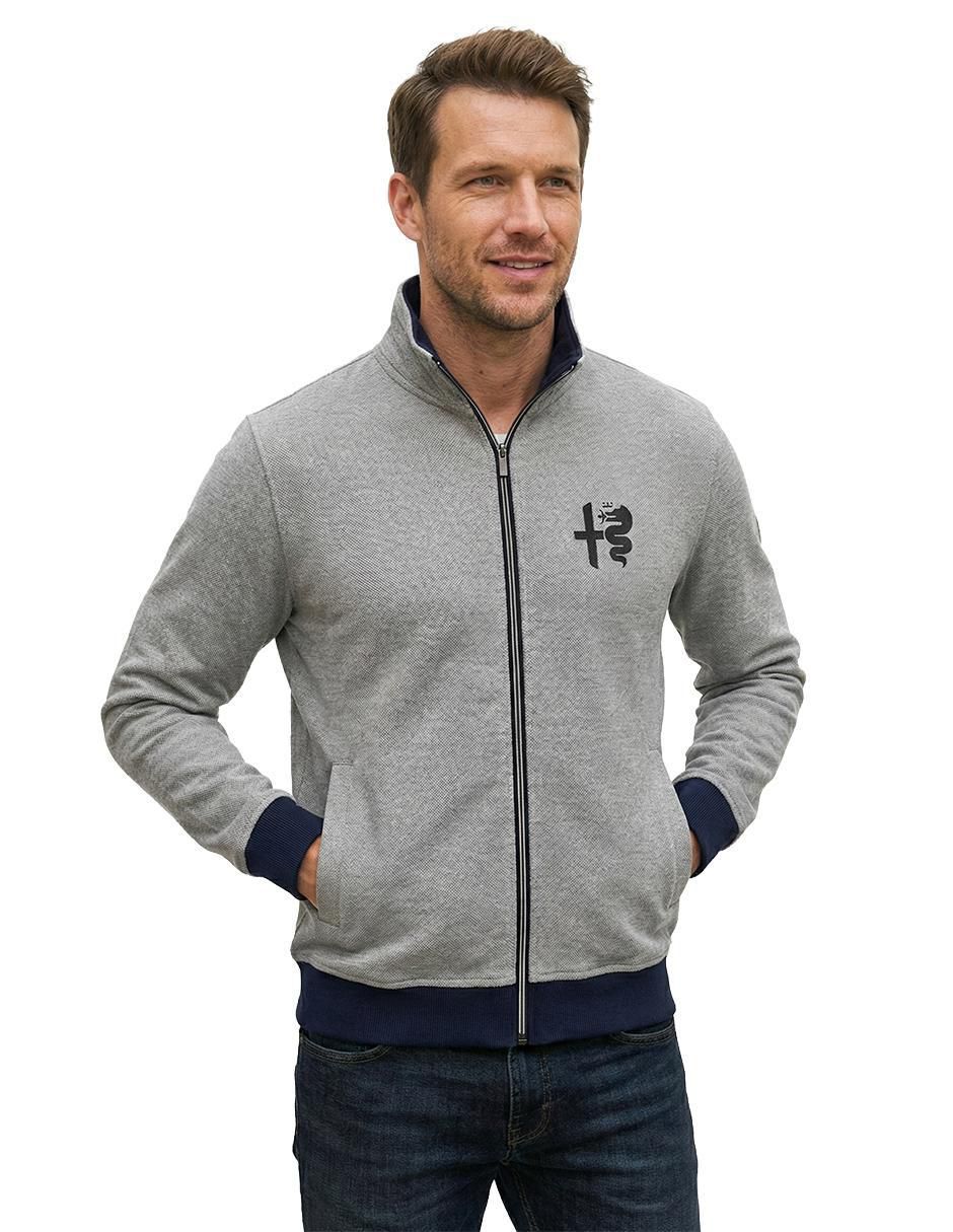 "sudadera" alfa romeo alfa romeo "con" con cierre sin equipo "para" hombre