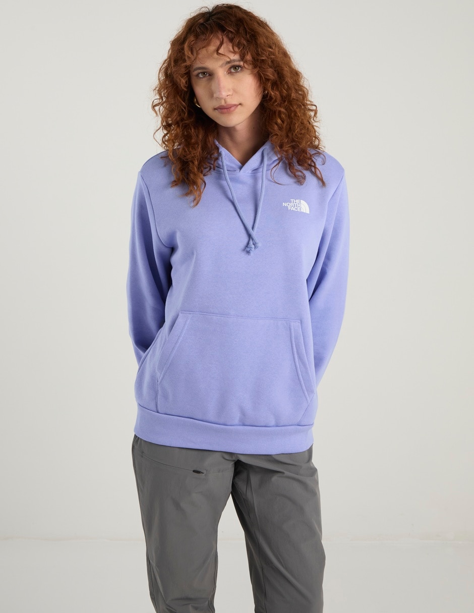 Sudadera con capucha y bolsa para mujer