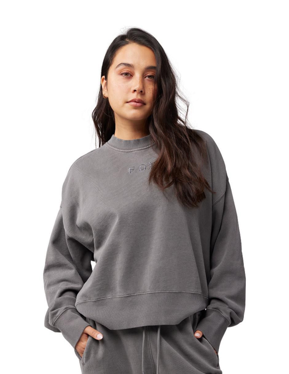 "sudadera" fox racing wordmark oversized "con" sin diseño sin equipo "para" mujer