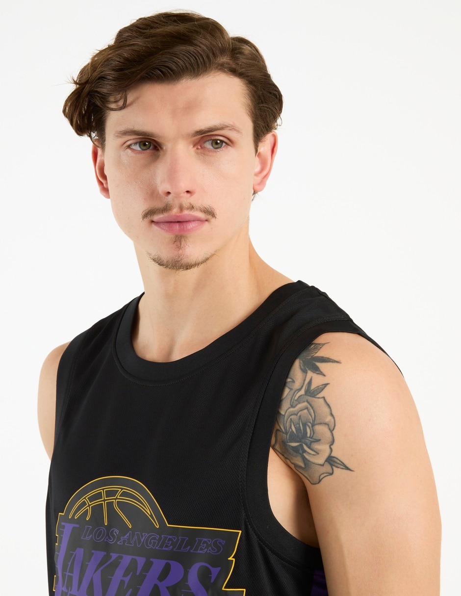 Jersey de Los Angeles Lakers tercer equipo game Luka Dončić para hombre 4
