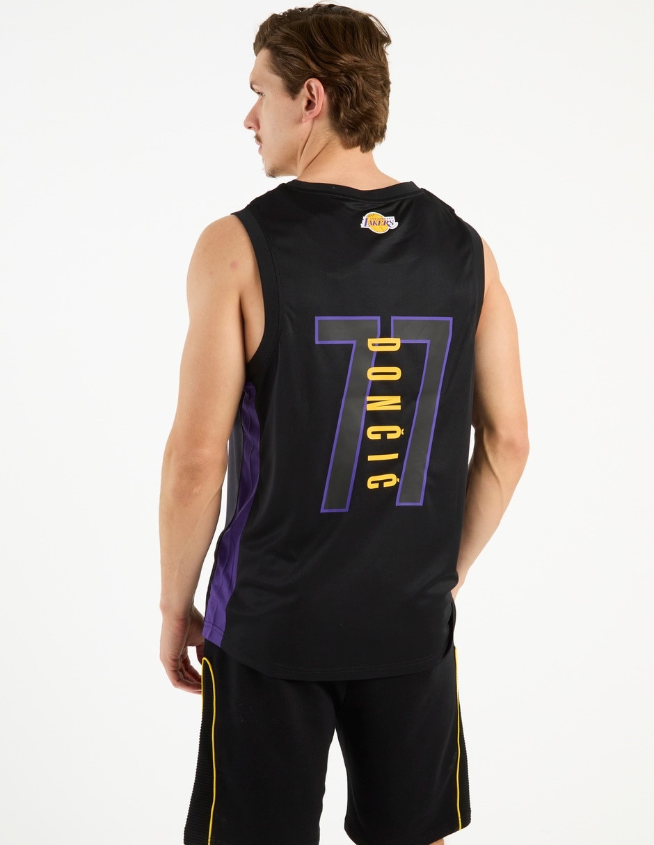 Jersey de Los Angeles Lakers tercer equipo game Luka Dončić para hombre 6