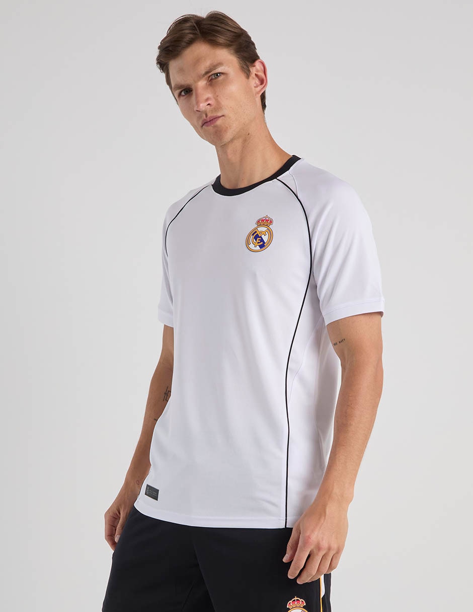 Jersey de Real Madrid Club de tercer equipo manga corta Fútbol game para hombre