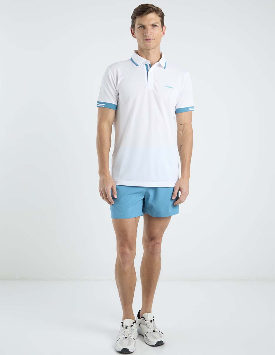 Playera tipo polo pádel para hombre 7