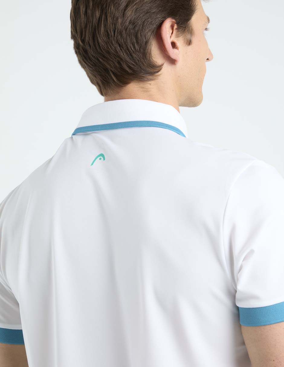 Playera tipo polo pádel para hombre 9