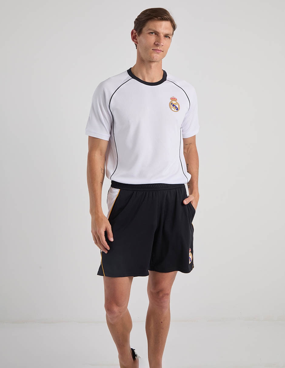 Short con bolsillos para fútbol hombre
