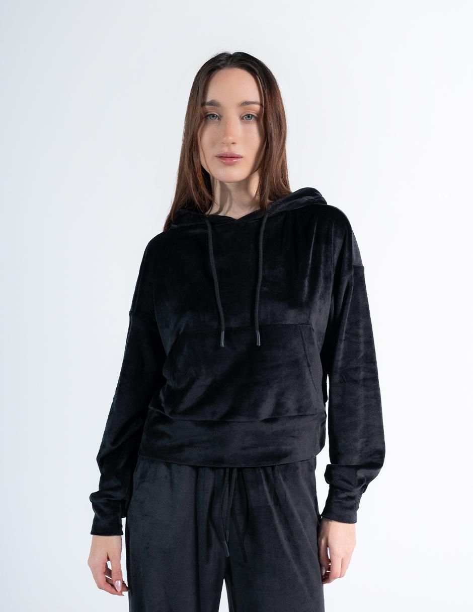 Sudadera Hoodie Icon Smoke con capucha y bolsa para mujer 2
