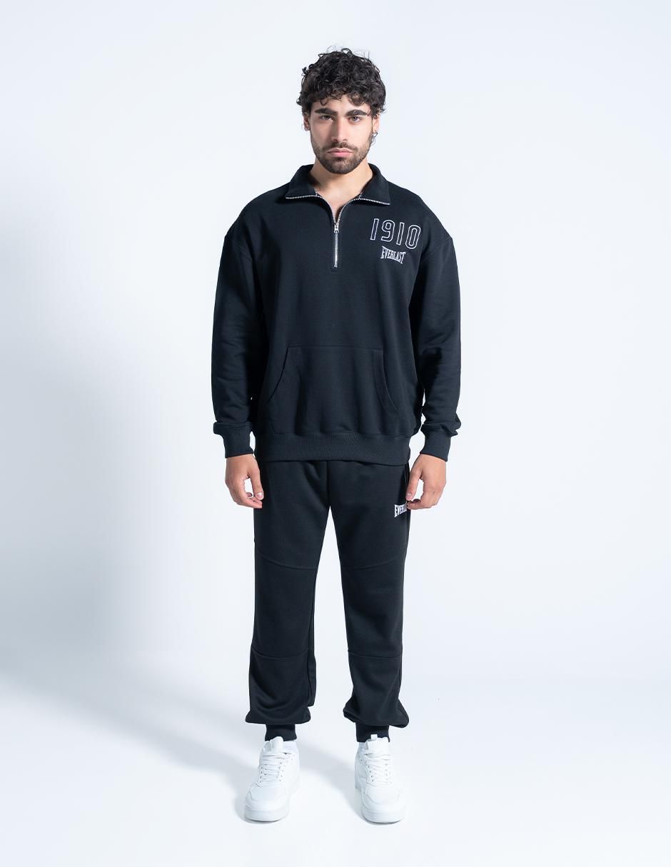 Sudadera Zip Up Classic Icon con bolsa canguro para hombre