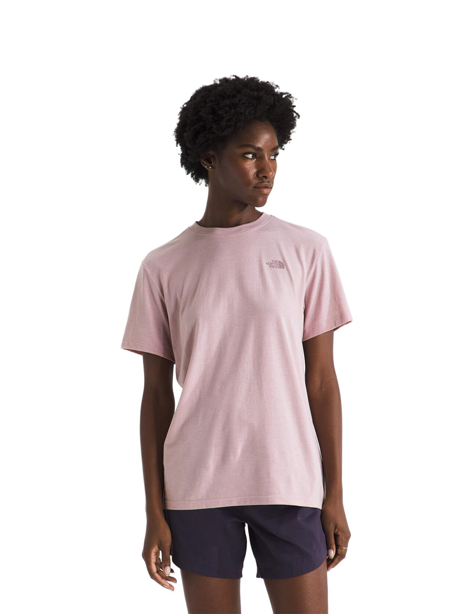 Playera deportiva W S/S Tri Blend Tee de mujer