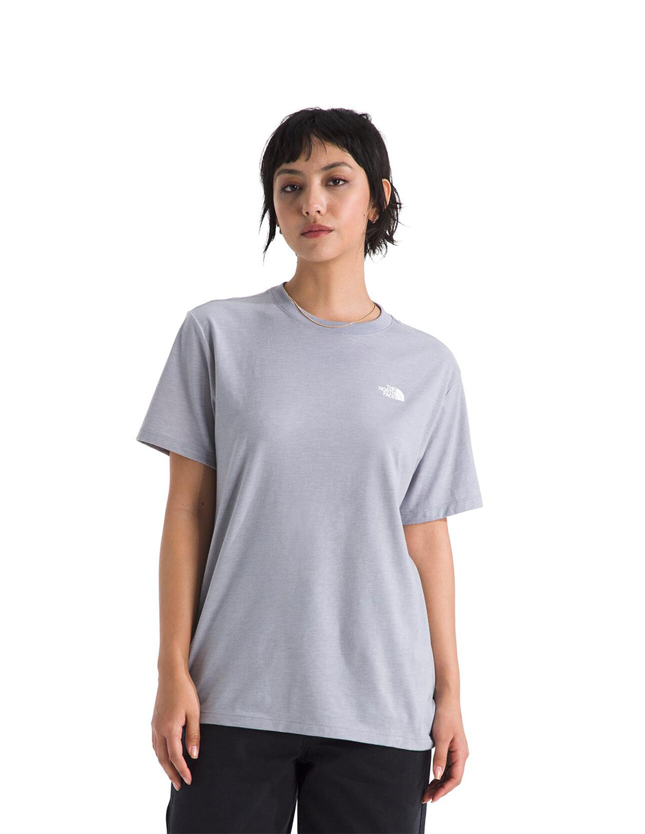 Playera deportiva W S/S Tri Blend Tee de mujer