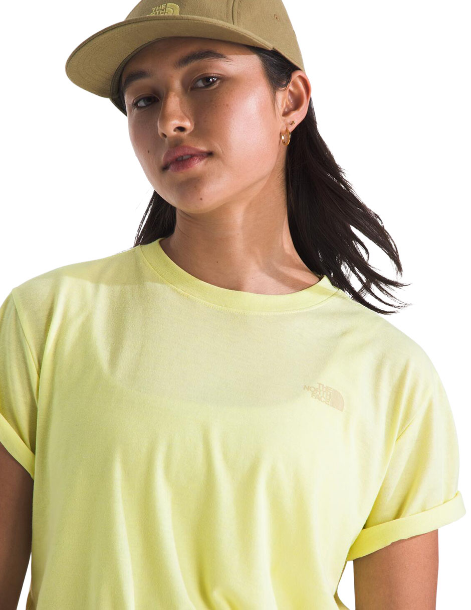 Playera deportiva W S/S Tri Blend Tee de mujer 3