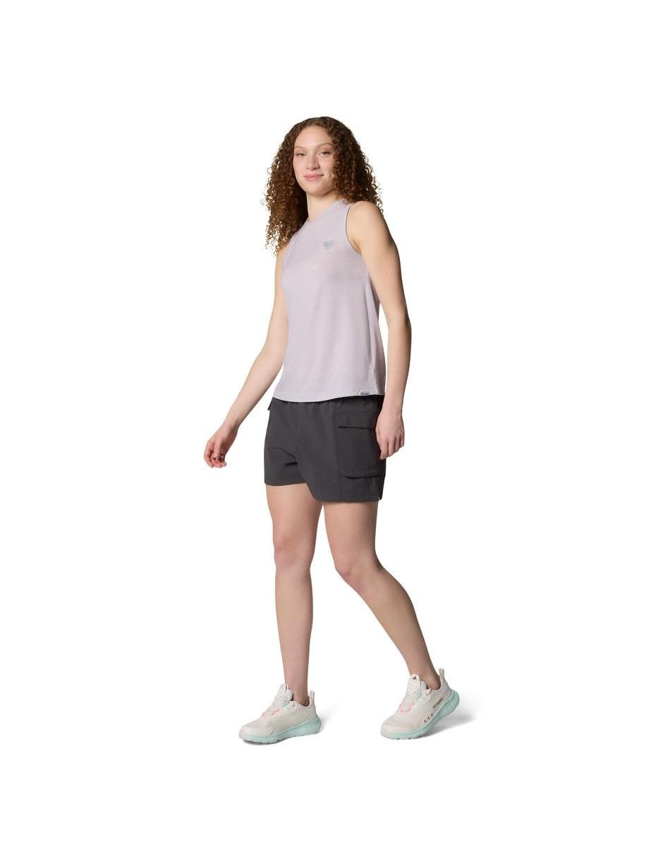 Short con bolsillos para pesca mujer 2