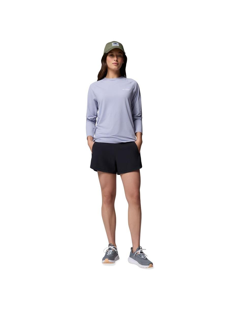 Short con bolsillos para pesca mujer 6
