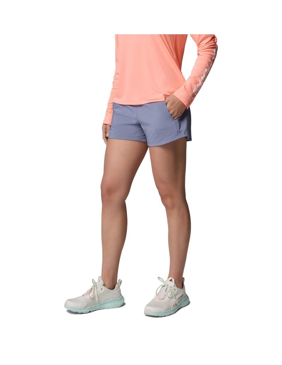 Short con bolsillos para pesca mujer 2