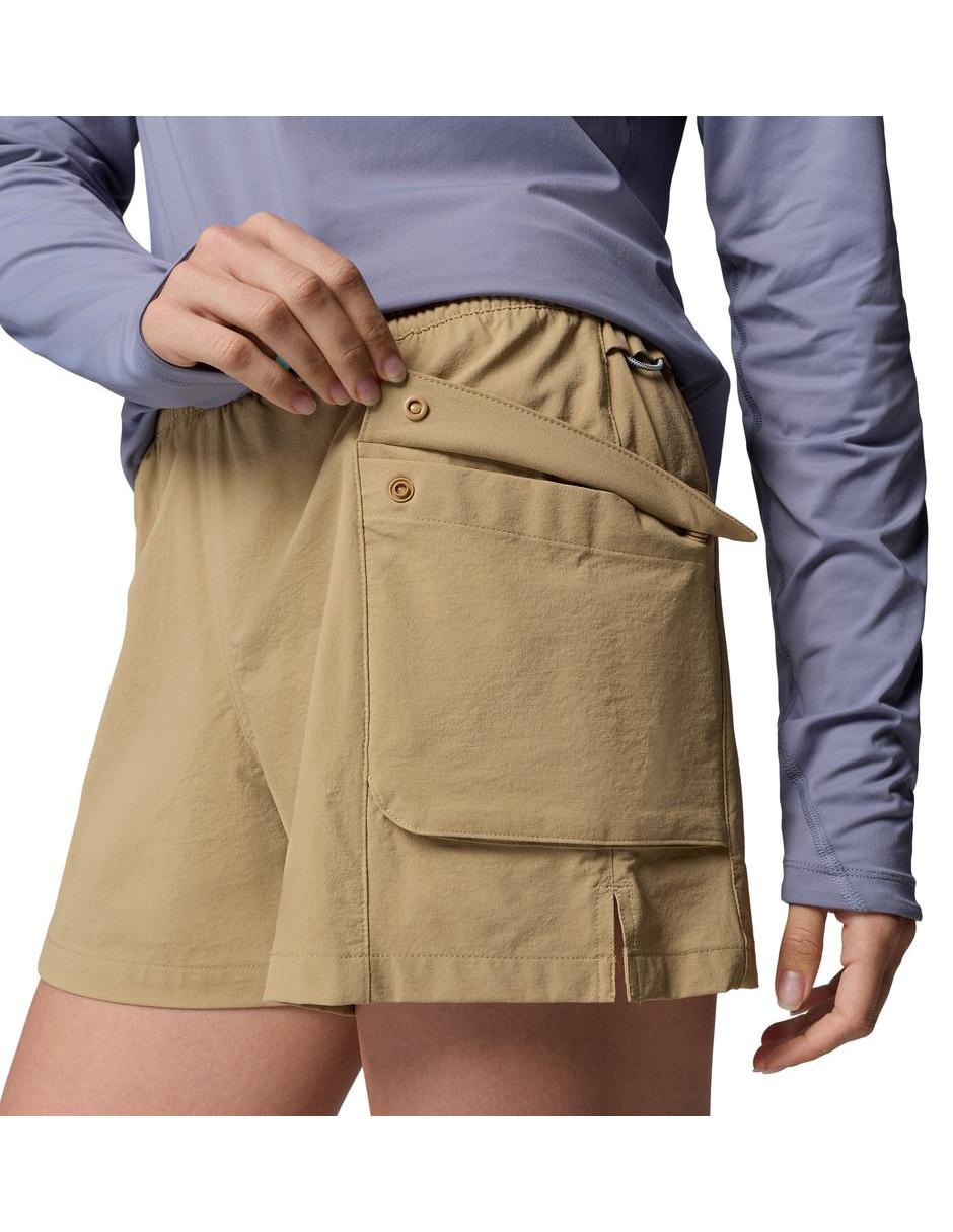 Short con bolsillos para pesca mujer 2