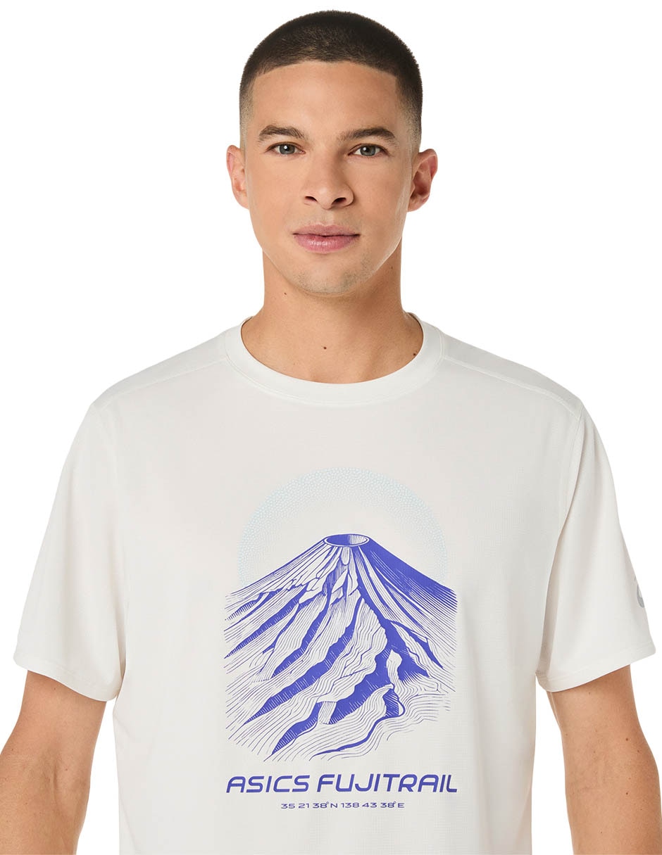 Playera deportiva para correr Fujitrail Logo SS Top de hombre 2