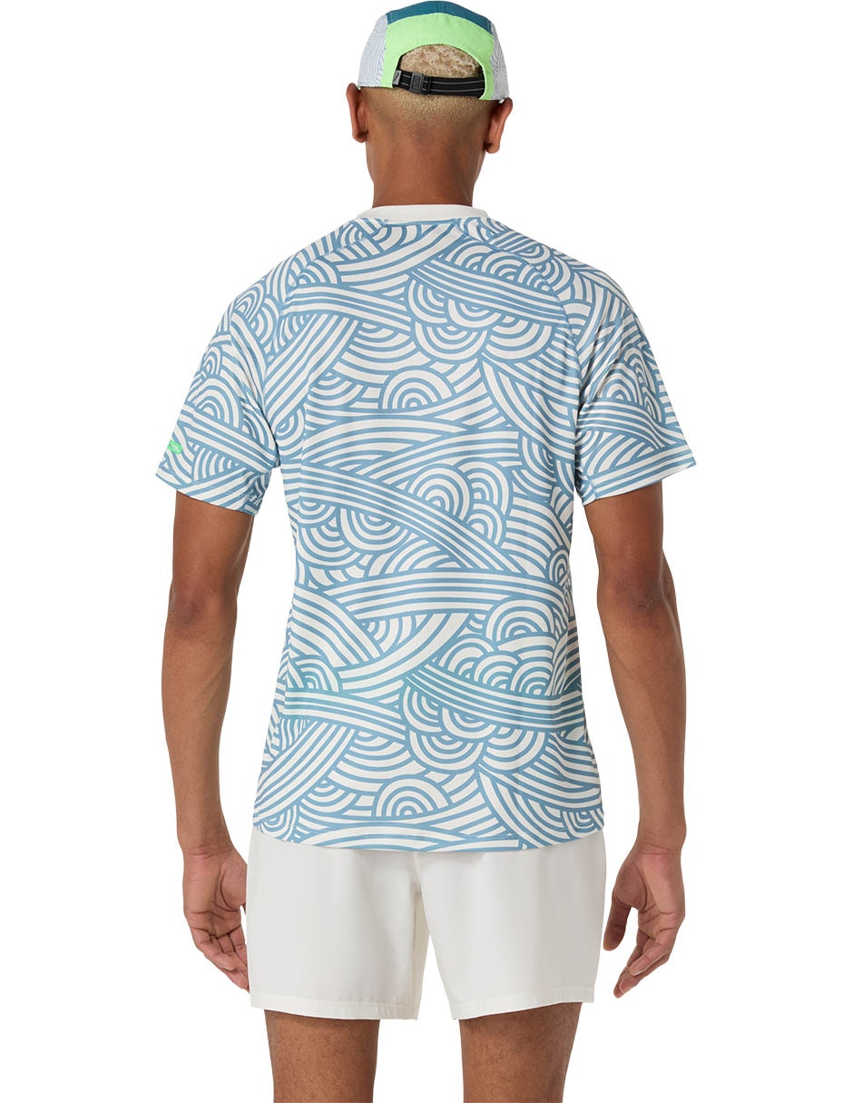 Playera deportiva para pádel Padel Court All Over Print SS Top de hombre 5