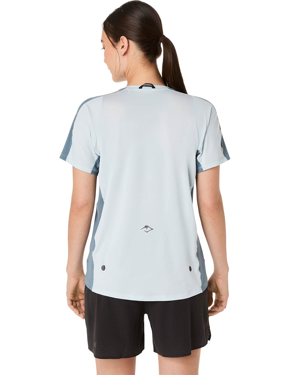 Playera deportiva para correr Fujitrail Elite SS Top de mujer 2