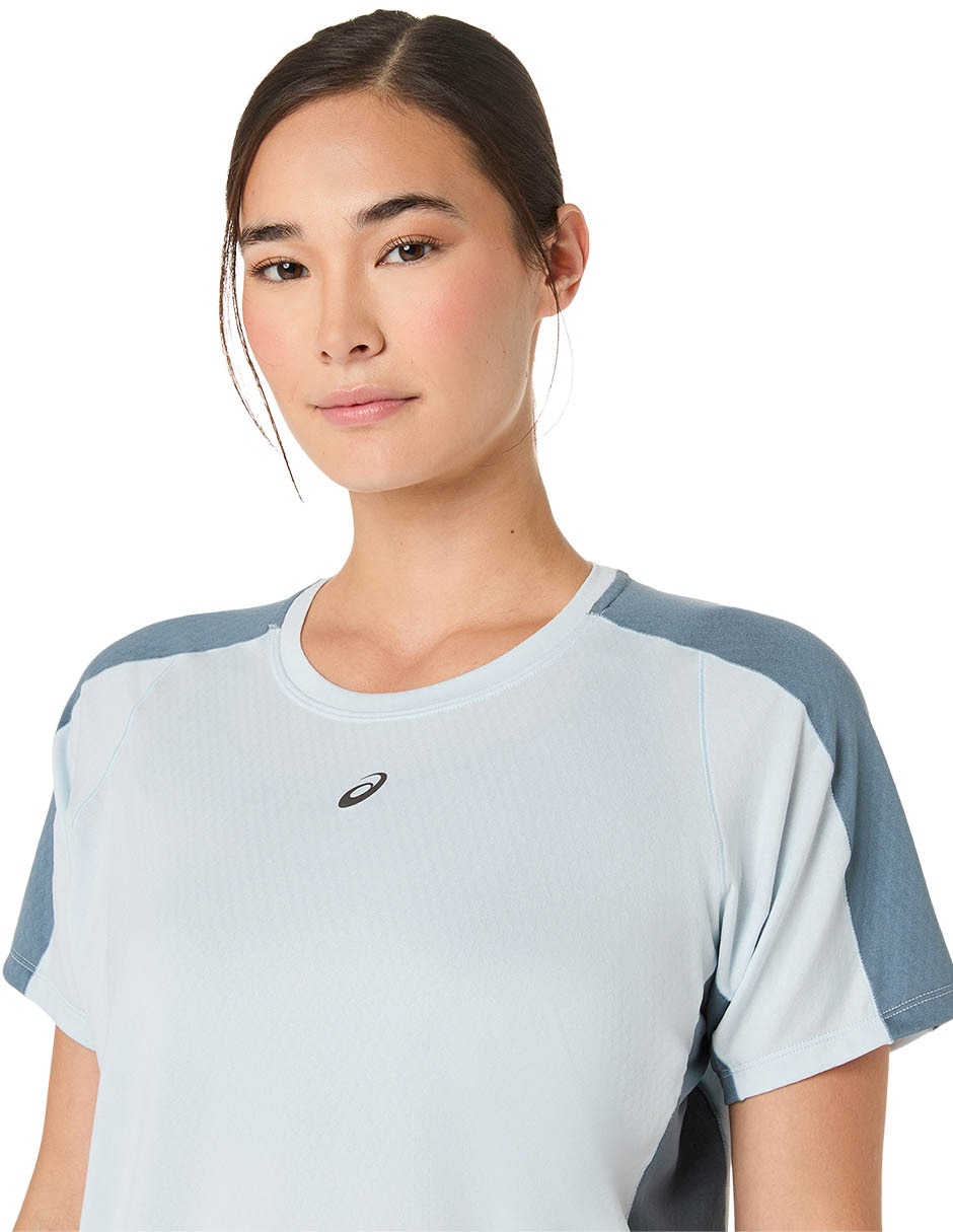 Playera deportiva para correr Fujitrail Elite SS Top de mujer 3
