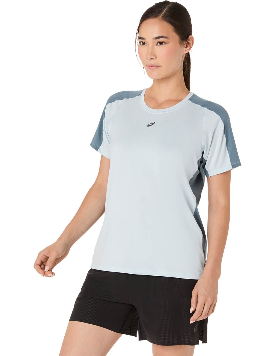 Playera deportiva para correr Fujitrail Elite SS Top de mujer 5