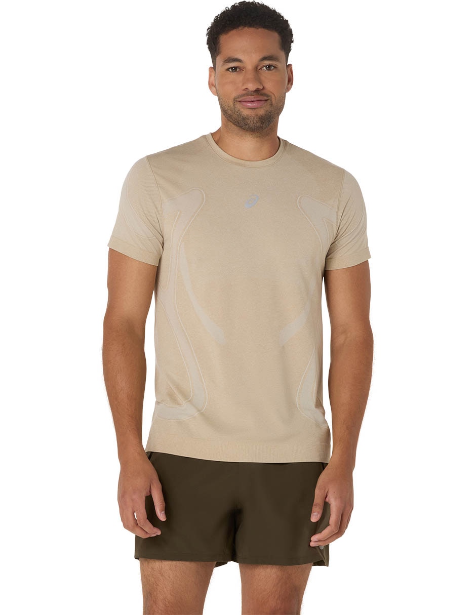 Playera deportiva para correr Road Seamless SS Top de hombre