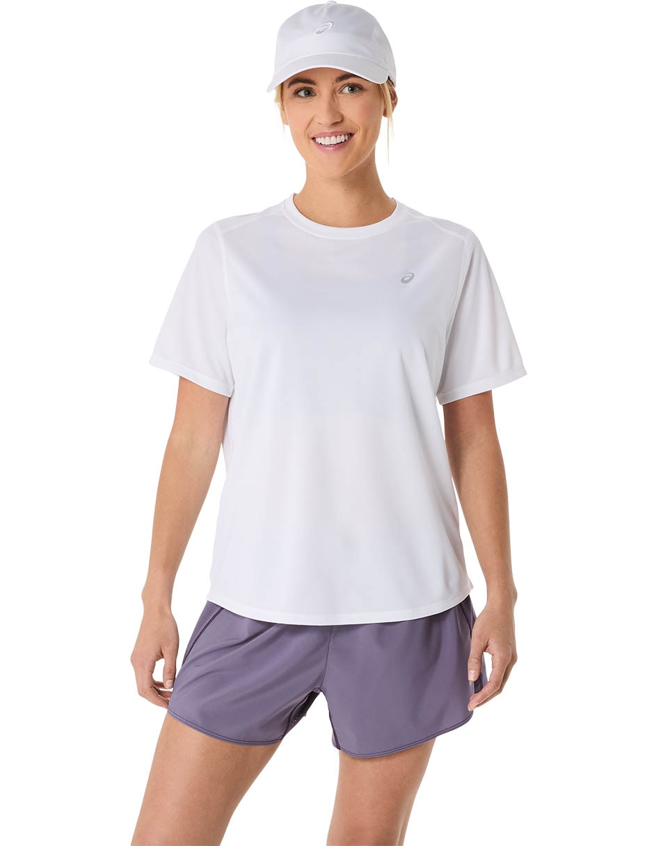 Playera deportiva para correr Silver SS Top de mujer Playera deportiva para correr Silver SS Top de mujer