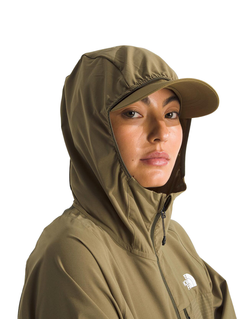 Chamarra impermeable para senderismo W Lightrange Woven Jacket para mujer 3