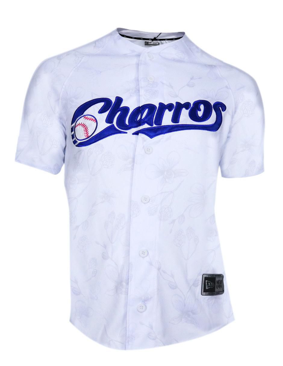 Jersey de Charros de Jalisco local manga corta para hombre Jersey de Charros de Jalisco local manga corta para hombre