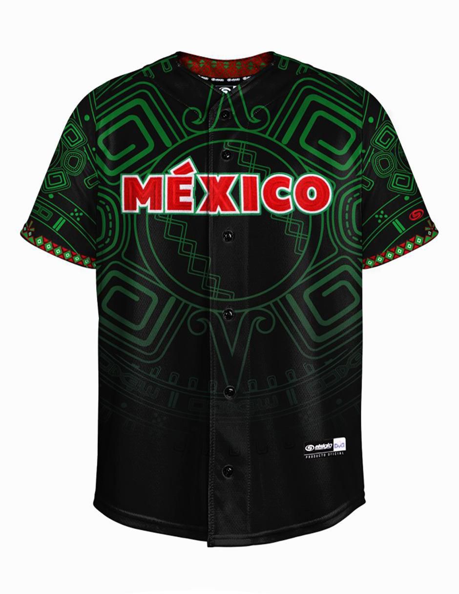 "jersey de" mexico caribbean series conmemorativo "de" no aplica "manga" corta el siglo deportes game "para" hombre