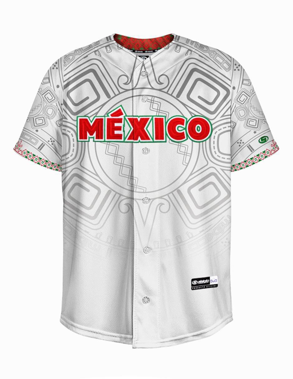 Jersey de mexico caribbean series conmemorativo manga corta game para hombre Jersey de mexico caribbean series conmemorativo manga corta game para hombre